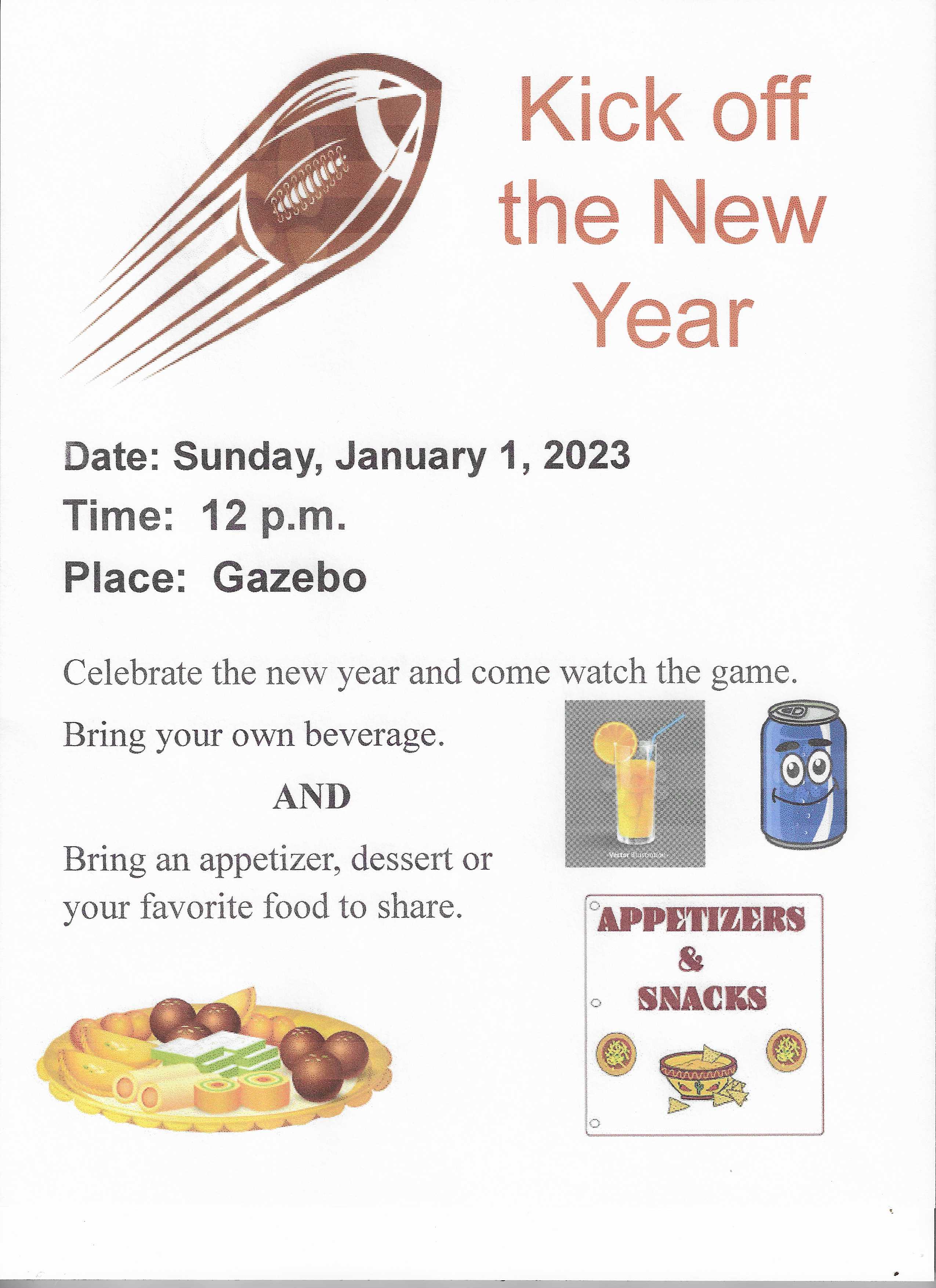 Kick Off The New Year Mount Olive Shores Lot Owners Association Inc